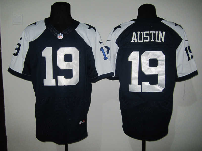 Dallas Cowboys 19 Austin Blue Thankgivings Nike Elite Jersey